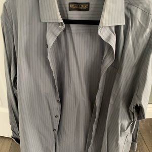 Donald Trump grey dress shirt